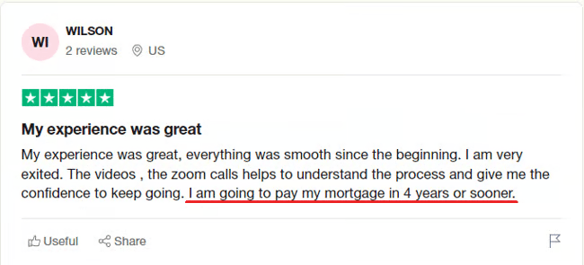 Wilson - Trustpilot review